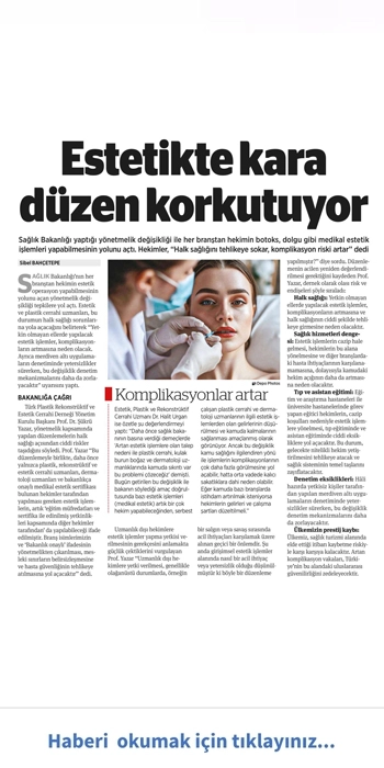 estetikte kara düzen korkutuyor