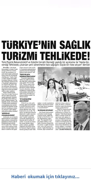 türkyenin sağlık turizmi tehlikede