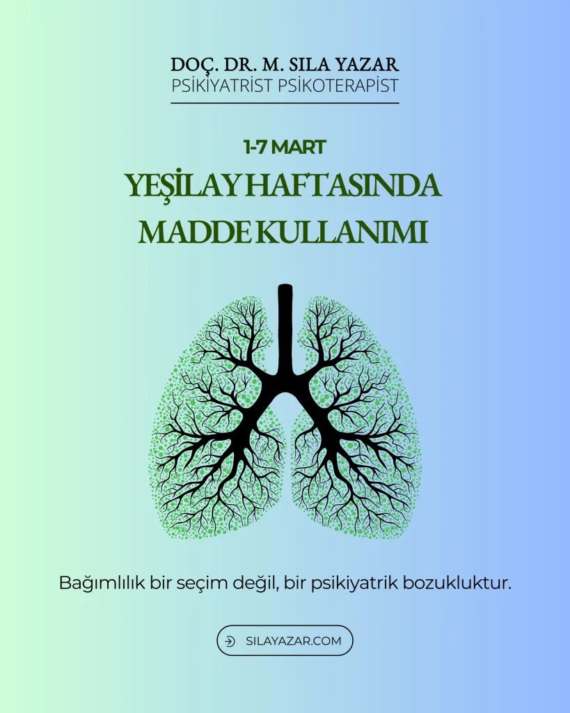 Yeşilay Haftasında Madde Kullanımı